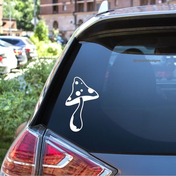 Groovy Mushroom 🍄 Vinyl Car Decal - Picture 1 of 5